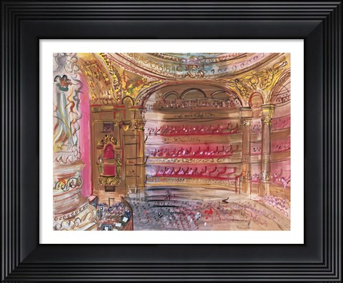 Framed Opera, Paris, early 1930&#39;s Print