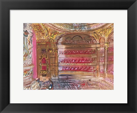 Framed Opera, Paris, early 1930&#39;s Print