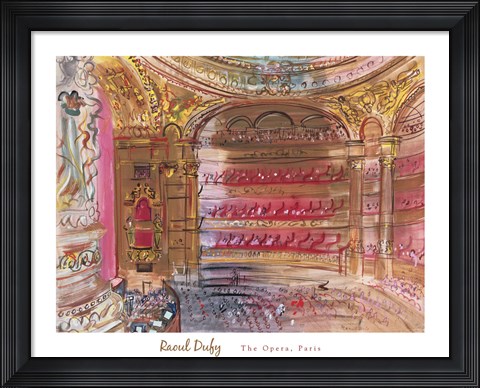 Framed Opera, Paris, early 1930&#39;s Print