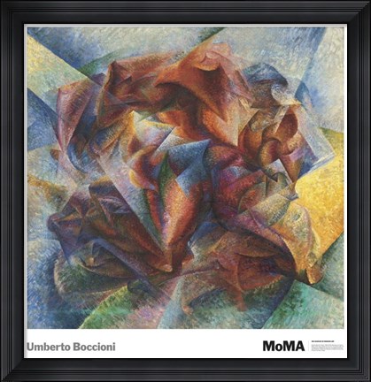 Framed Dynamism Of A Soccer Player, 1913 Print