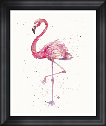 Framed Flamingo&#39;s Fancy Print