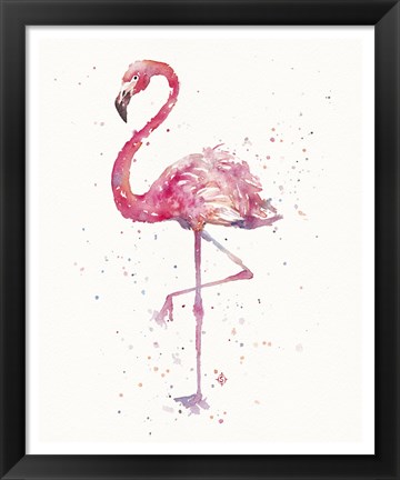 Framed Flamingo&#39;s Fancy Print