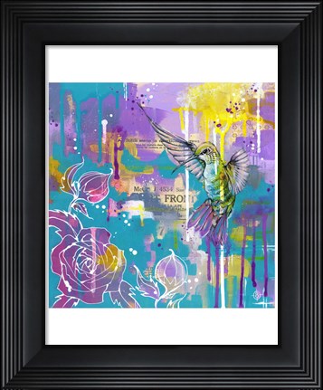 Framed Hummingbird&#39;s Folly Print