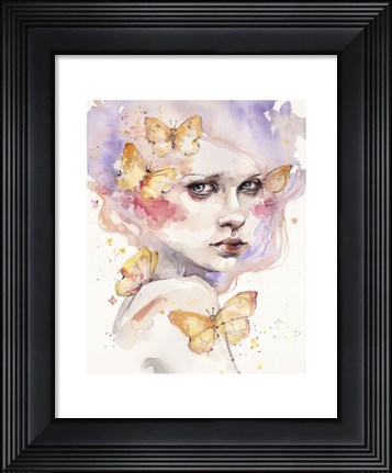Framed All a Flutter Print