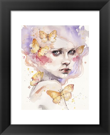 Framed All a Flutter Print