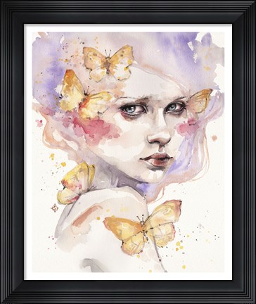 Framed All a Flutter Print