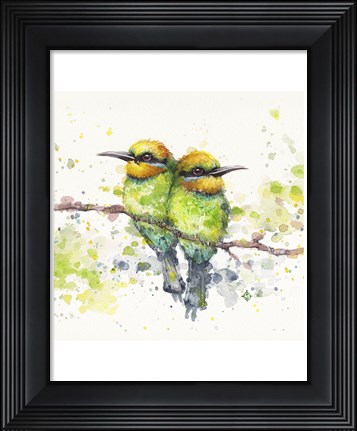 Framed Family (Rainbow Bee Eaters) Print
