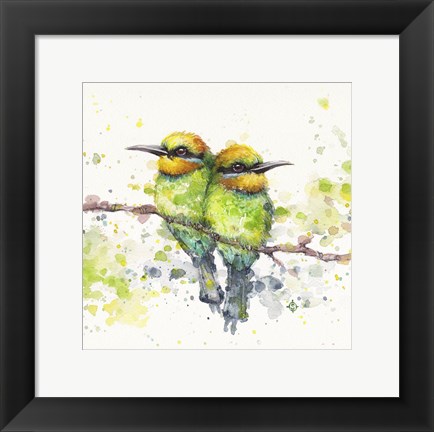 Framed Family (Rainbow Bee Eaters) Print