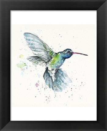 Framed Hummingbird Flurry Print