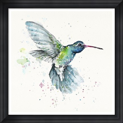 Framed Hummingbird Flurry Print