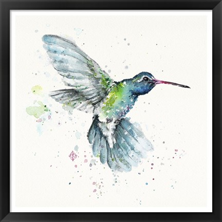 Framed Hummingbird Flurry Print