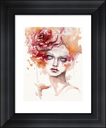 Framed Peaches &amp; Cream Print