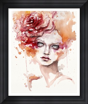 Framed Peaches &amp; Cream Print