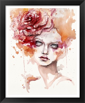 Framed Peaches &amp; Cream Print