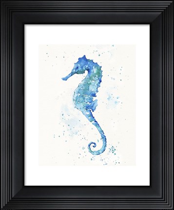 Framed Sailing Along (Seahorse) Print
