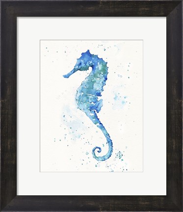 Framed Sailing Along (Seahorse) Print