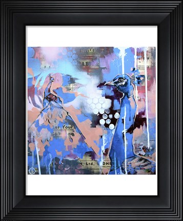 Framed My Boys in Blue Print