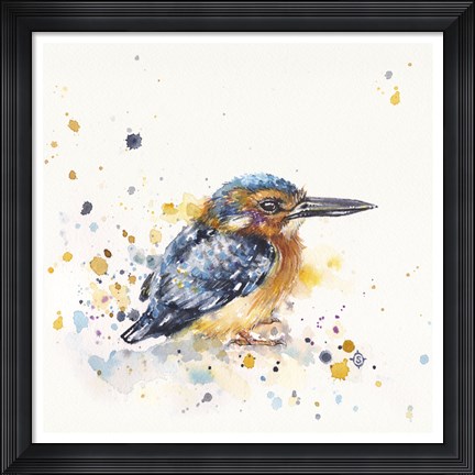 Framed Kingfisher Lane Print
