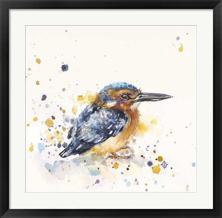 Framed Kingfisher Lane Print