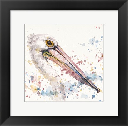 Framed Pelicans About Print