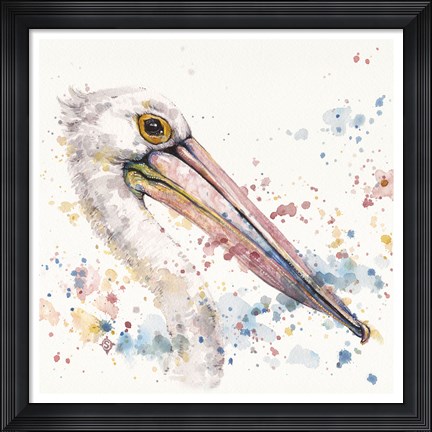 Framed Pelicans About Print