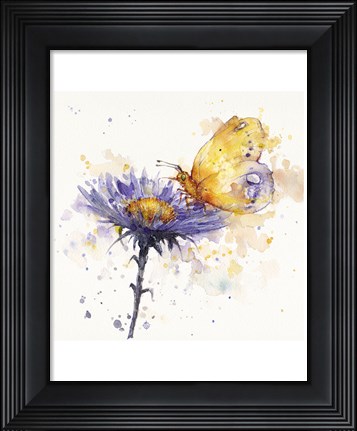 Framed Flowers &amp; Flutters Print