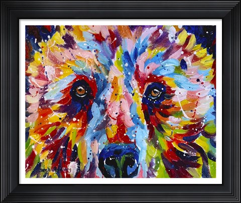 Framed Grizzly Bear Print