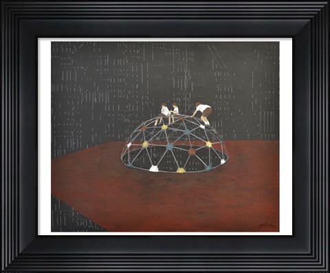 Framed Silent Music (Ages &amp; Ages) Print