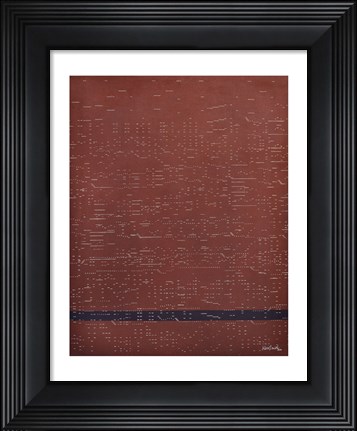 Framed Silent Music (Mystery) Print