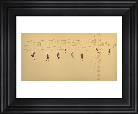 Framed Silent Music (Suspension) Print