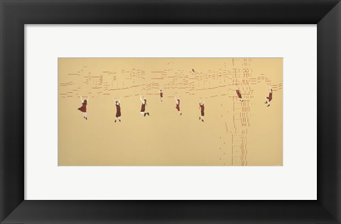 Framed Silent Music (Suspension) Print