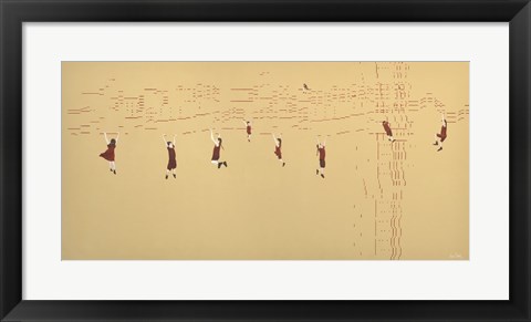 Framed Silent Music (Suspension) Print