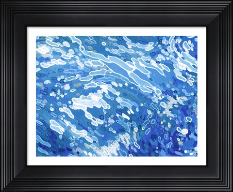 Framed Swirling Tide Print
