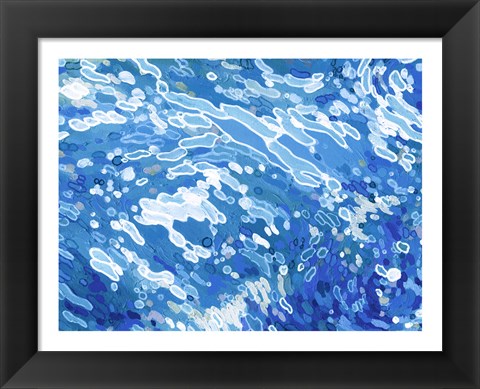 Framed Swirling Tide Print