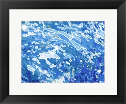 Framed Swirling Tide Print