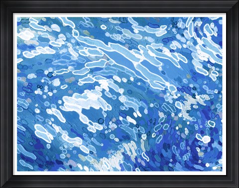 Framed Swirling Tide Print