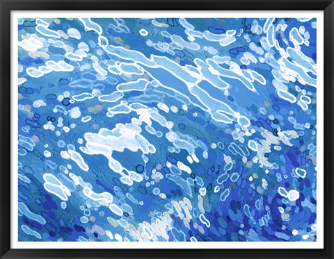 Framed Swirling Tide Print