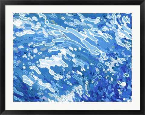 Framed Swirling Tide Print