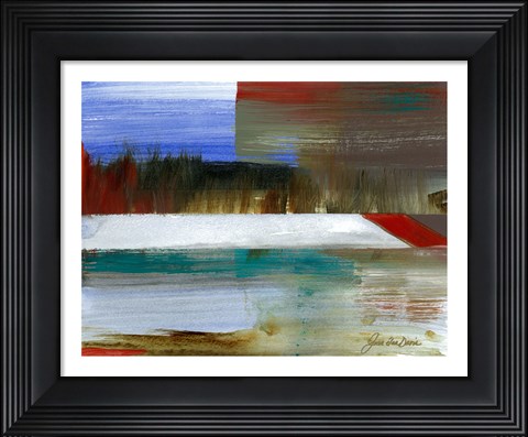 Framed Seaside Meadow Print