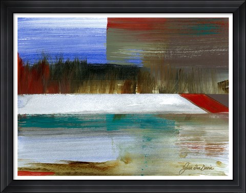 Framed Seaside Meadow Print