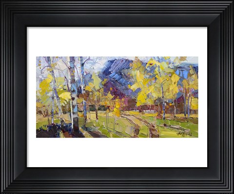 Framed Autumn&#39;s Welcome Print