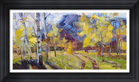 Framed Autumn&#39;s Welcome Print