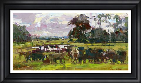 Framed Feed Time Print