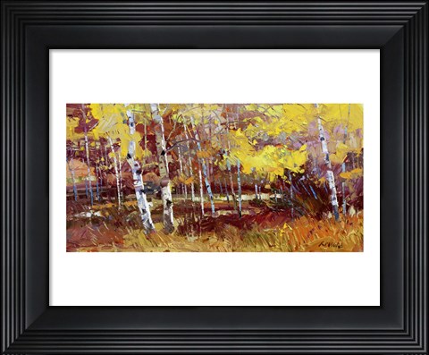Framed September&#39;s Symphony Print