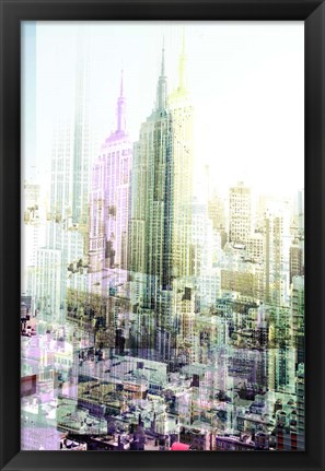 Framed Empire State Building Multiexposure I Print