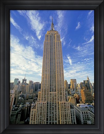 Framed Empire State Building, New York City Print