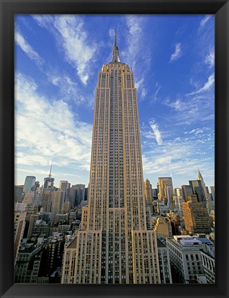 Framed Empire State Building, New York City Print