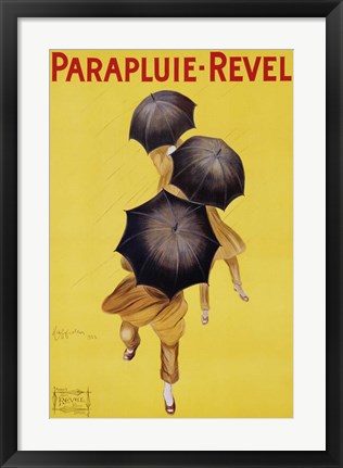 Framed Parapluie-Revel, 1922 Print