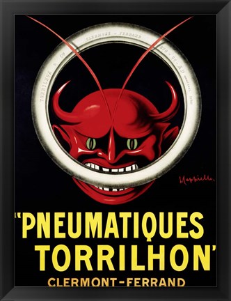 Framed Pneumatiques Torrilhon Print