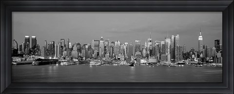 Framed Manhattan Skyline, NYC Print